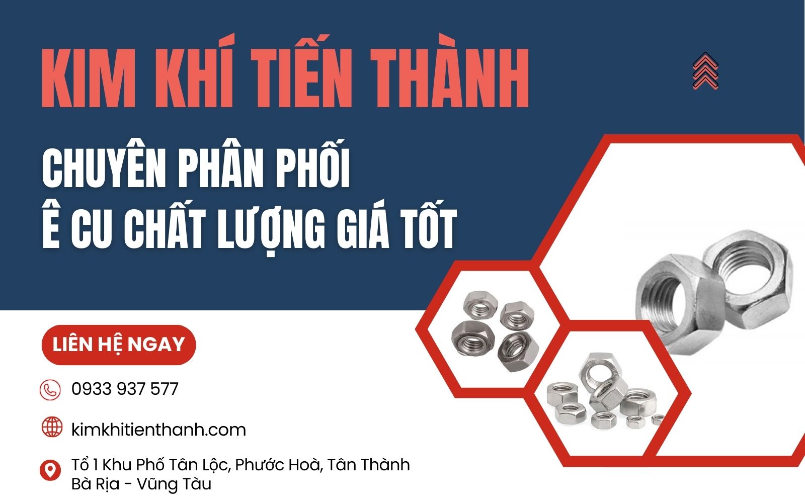 Kim Khí Tiến Thành - Địa chỉ phân phối ê cu giá tốt