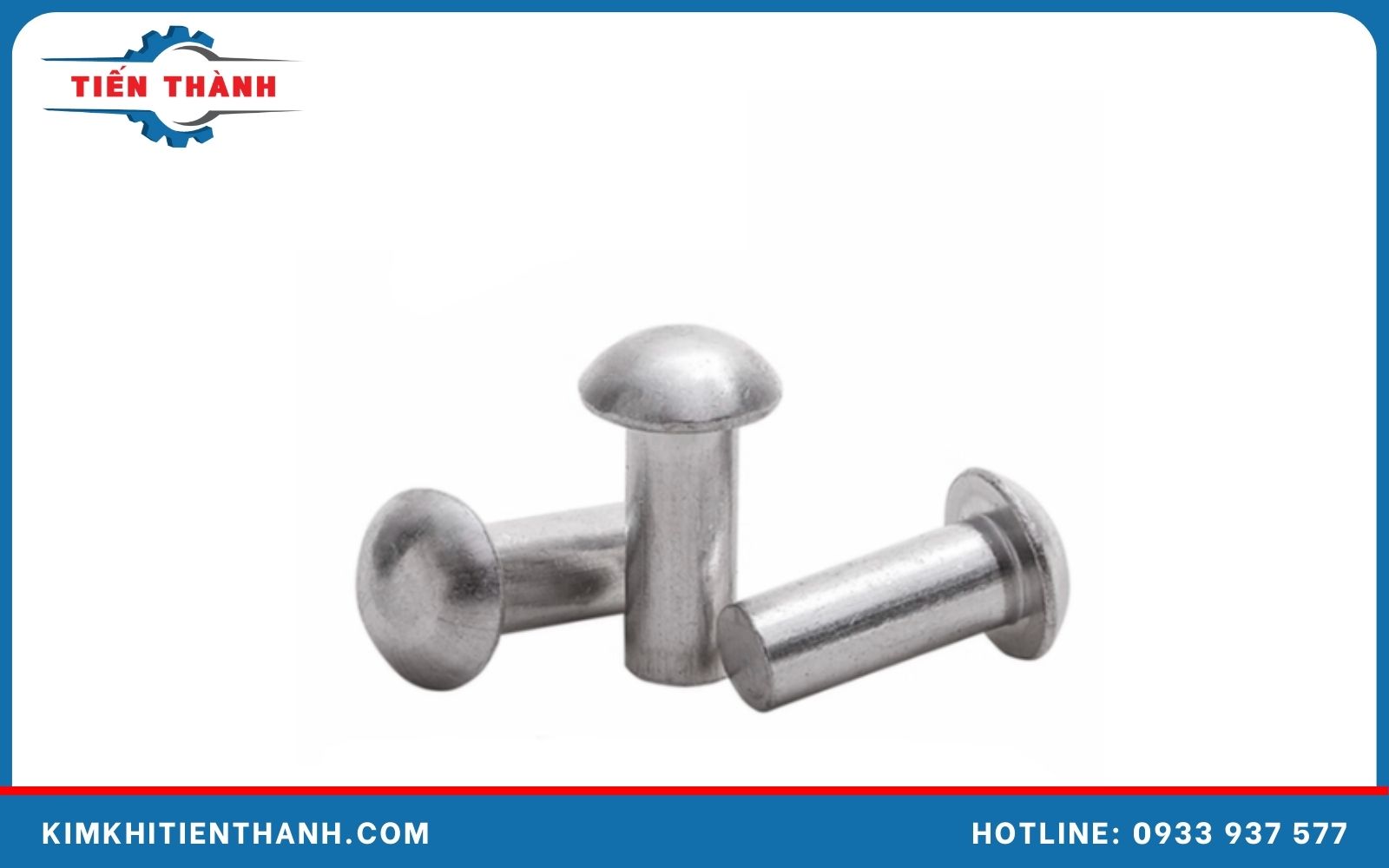Đinh tán đầu trò có thiết kế hình mũ nấm Giới thiệu chung về đinh tán đầu tròn