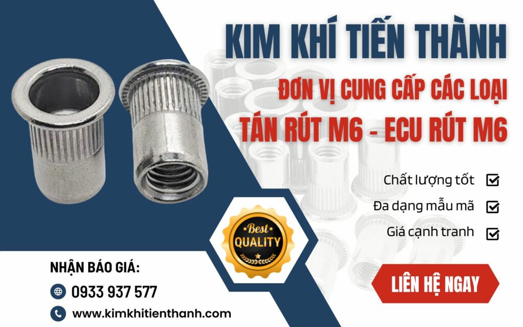 Tán rút M6 - Ecu tán rút M6 - Ốc tán rút chất lượng cao, giá tốt