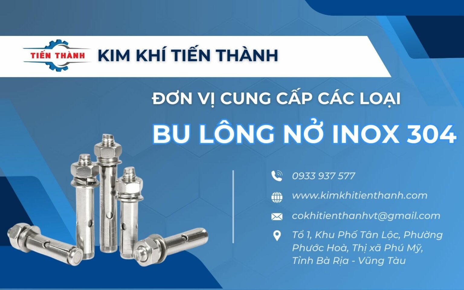 Bu lông nở inox 304 (tắc kê nở inox 304) giá tốt chất lượng