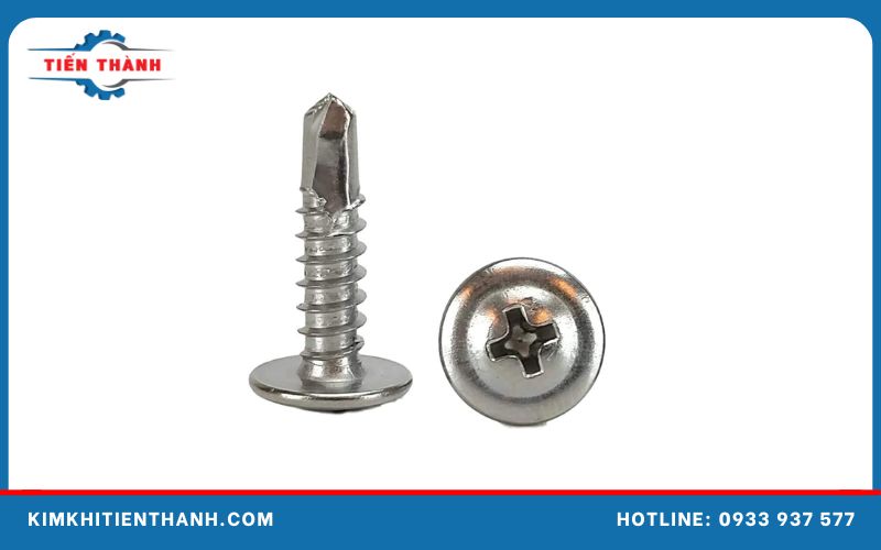 Ốc vít tự khoan đầu dù Inox 304 rất bền