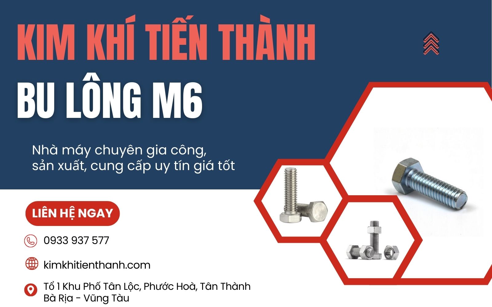 Mua bulong M6 giá tốt tại Kim Khí Tiến Thành