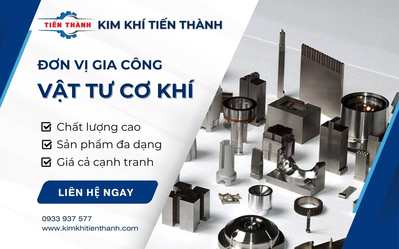 Gia công cơ khí chính xác chất lượng cao tại Kim Khí Tiến Thành