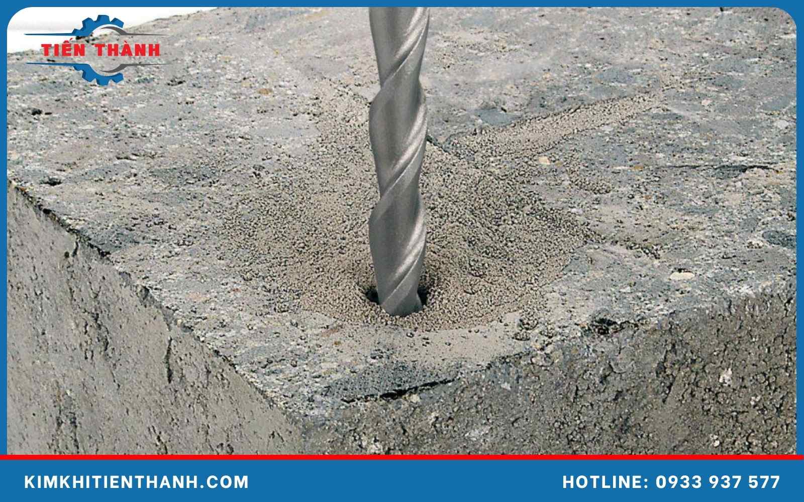 Xác định đúng kích thước tắc kê đạn để chọn mũi khoan