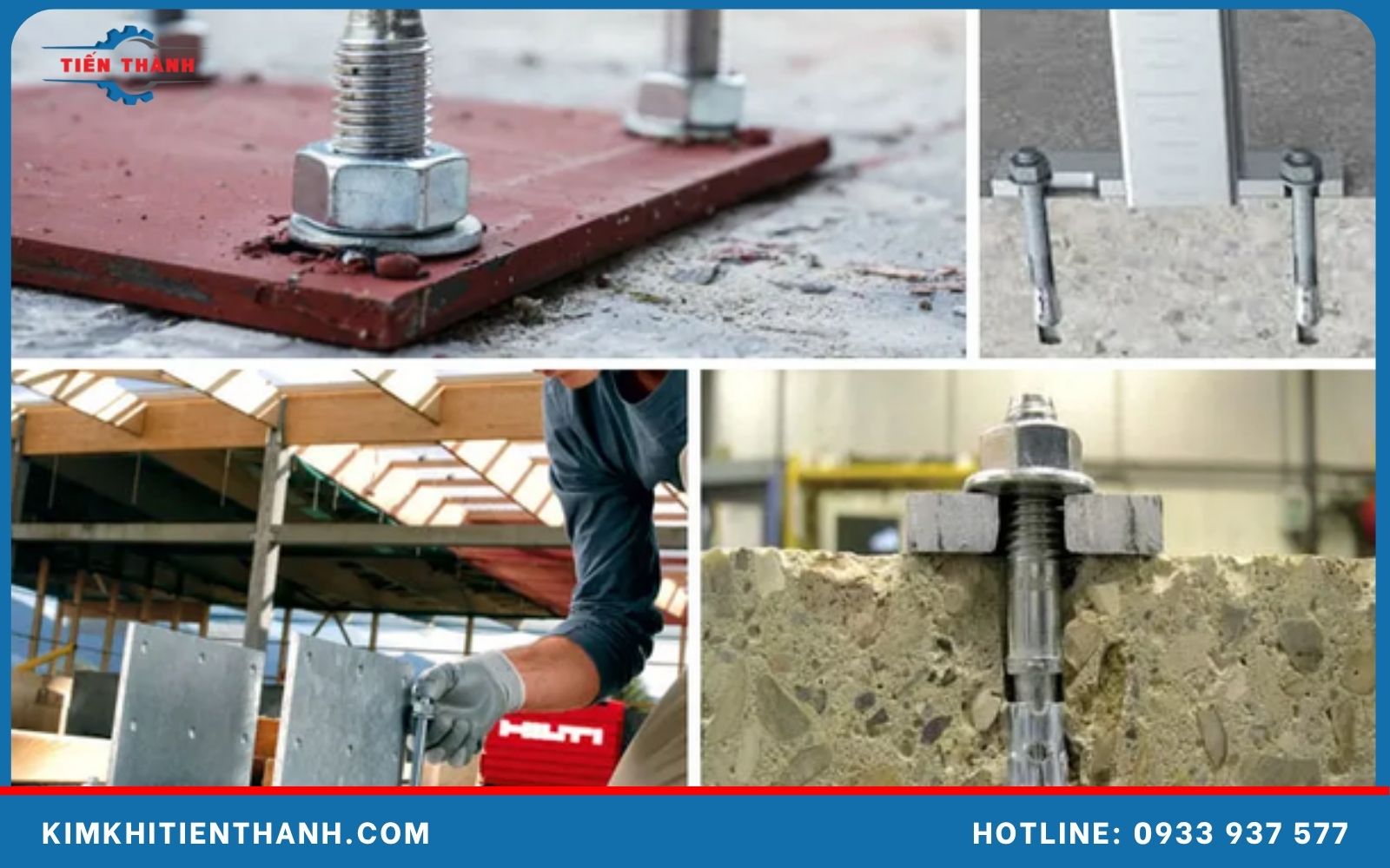 Các bước thi công tắc kê sắt M14