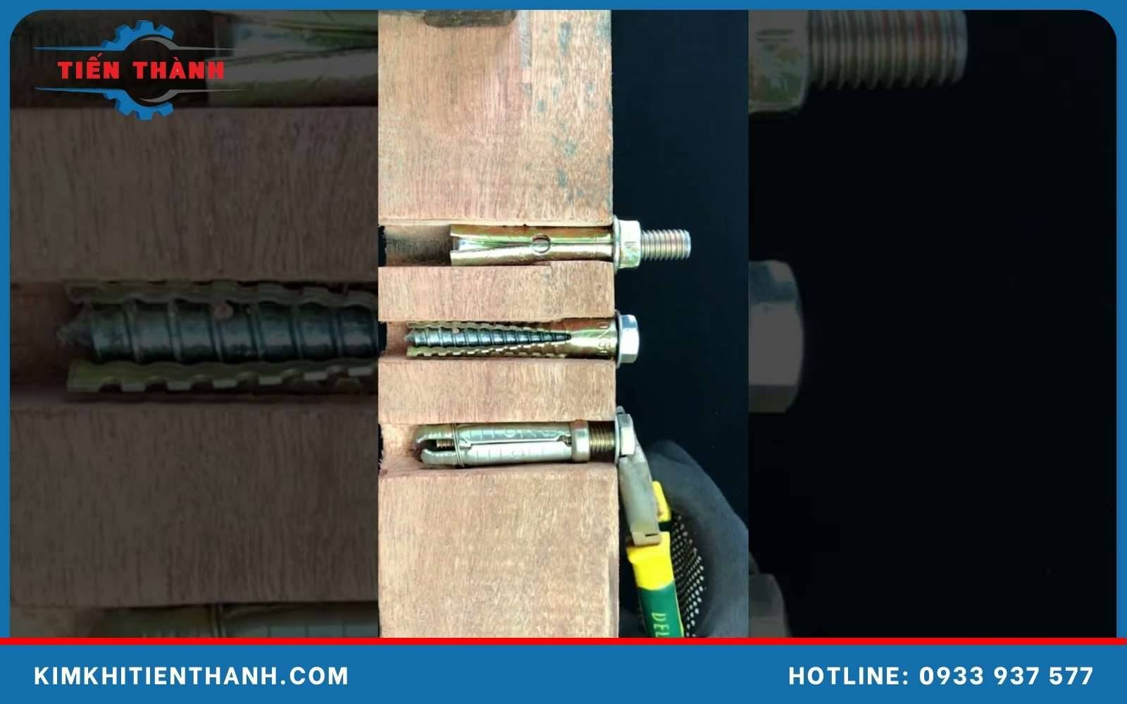 Ứng dụng phổ biến của bulong nở sắt M12 là để cố định, liên kết kết cấu