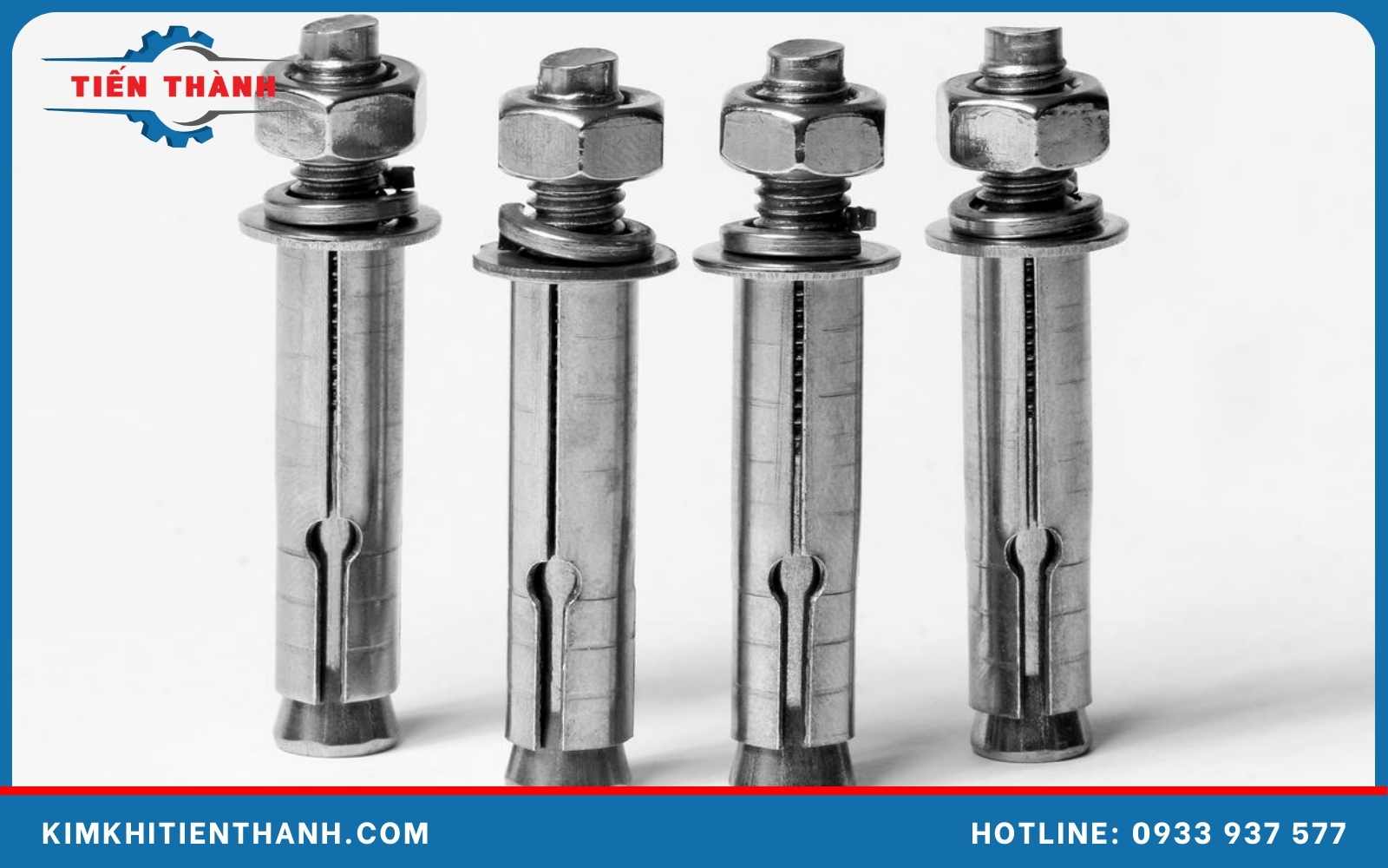 Tắc kê sắt M12 được làm từ carbon hoặc Inox