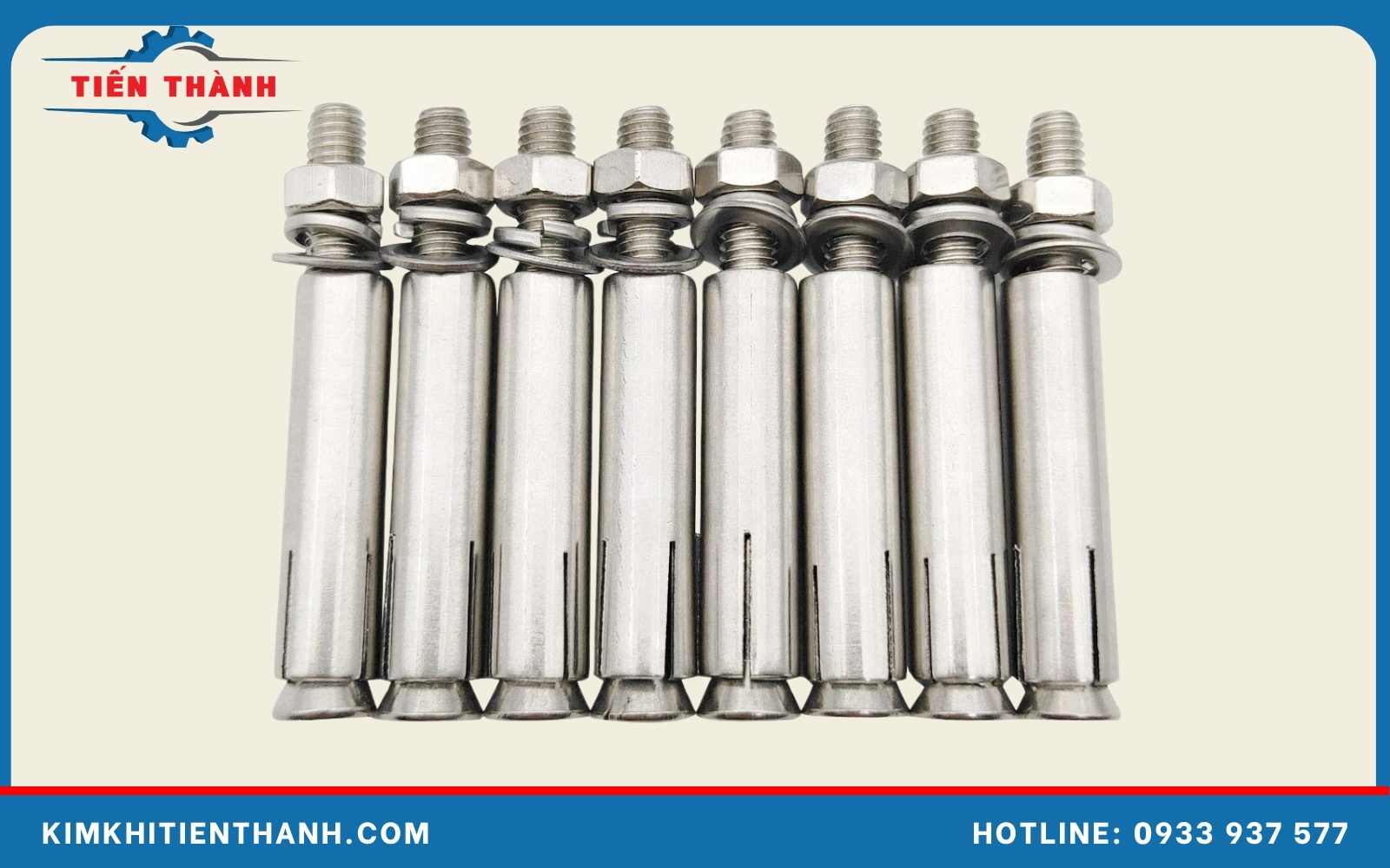 Bulong nở sắt M14 có 2 bộ phận cơ bản