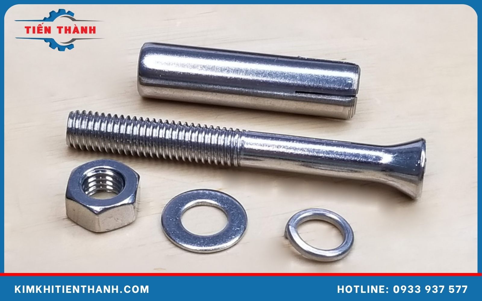 Cấu tạo tắc kê sắt M6