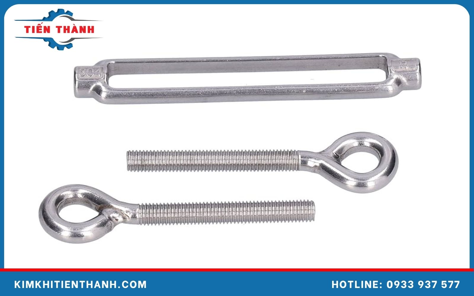 tạo từ thép chống gỉ, đảm bảo độ bền vượt trội trong điều kiện khắc nghiệt.
Cấu tạo của tăng đơ cáp M30