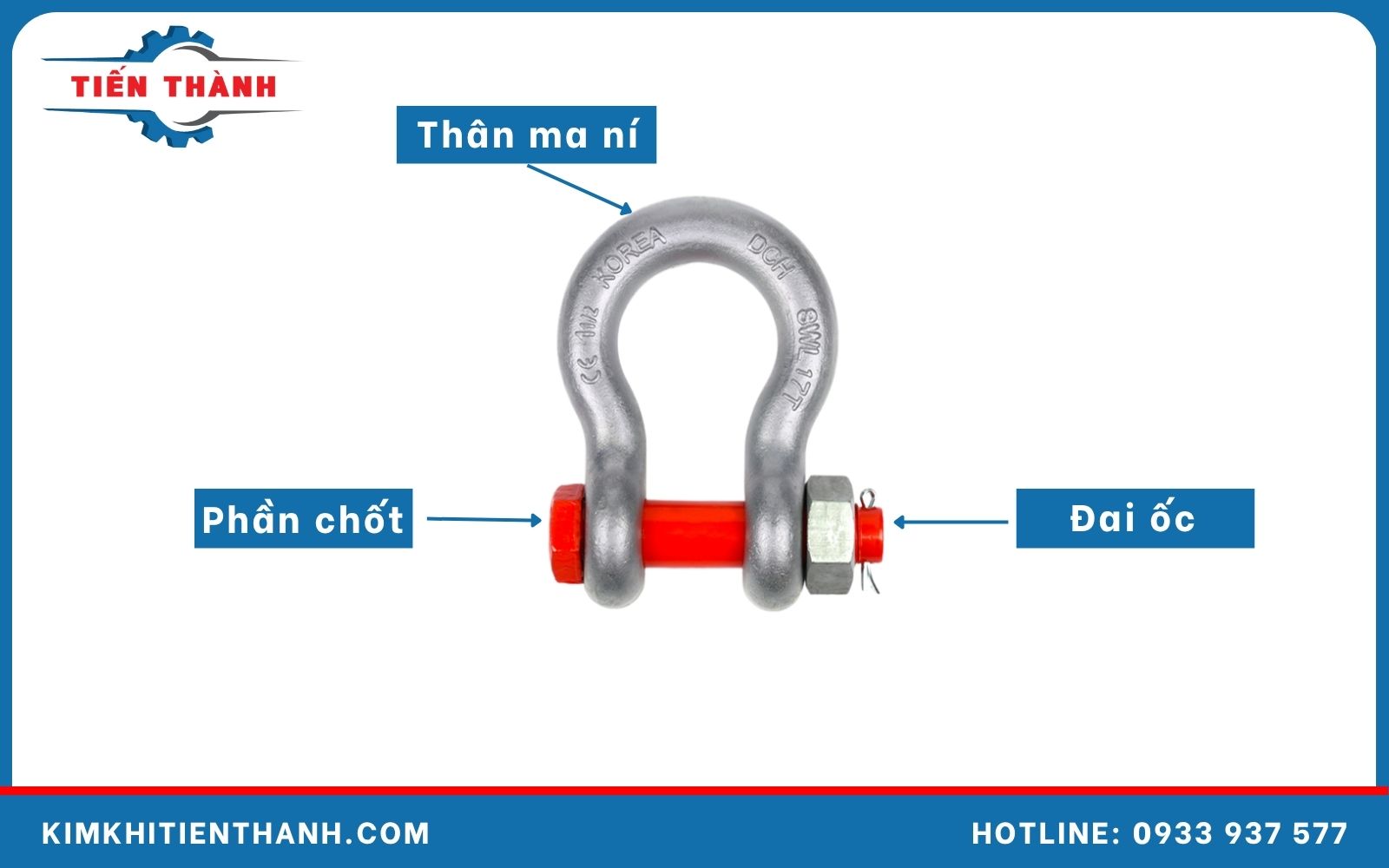 Cấu tạo của ma ní siết cáp là gì?