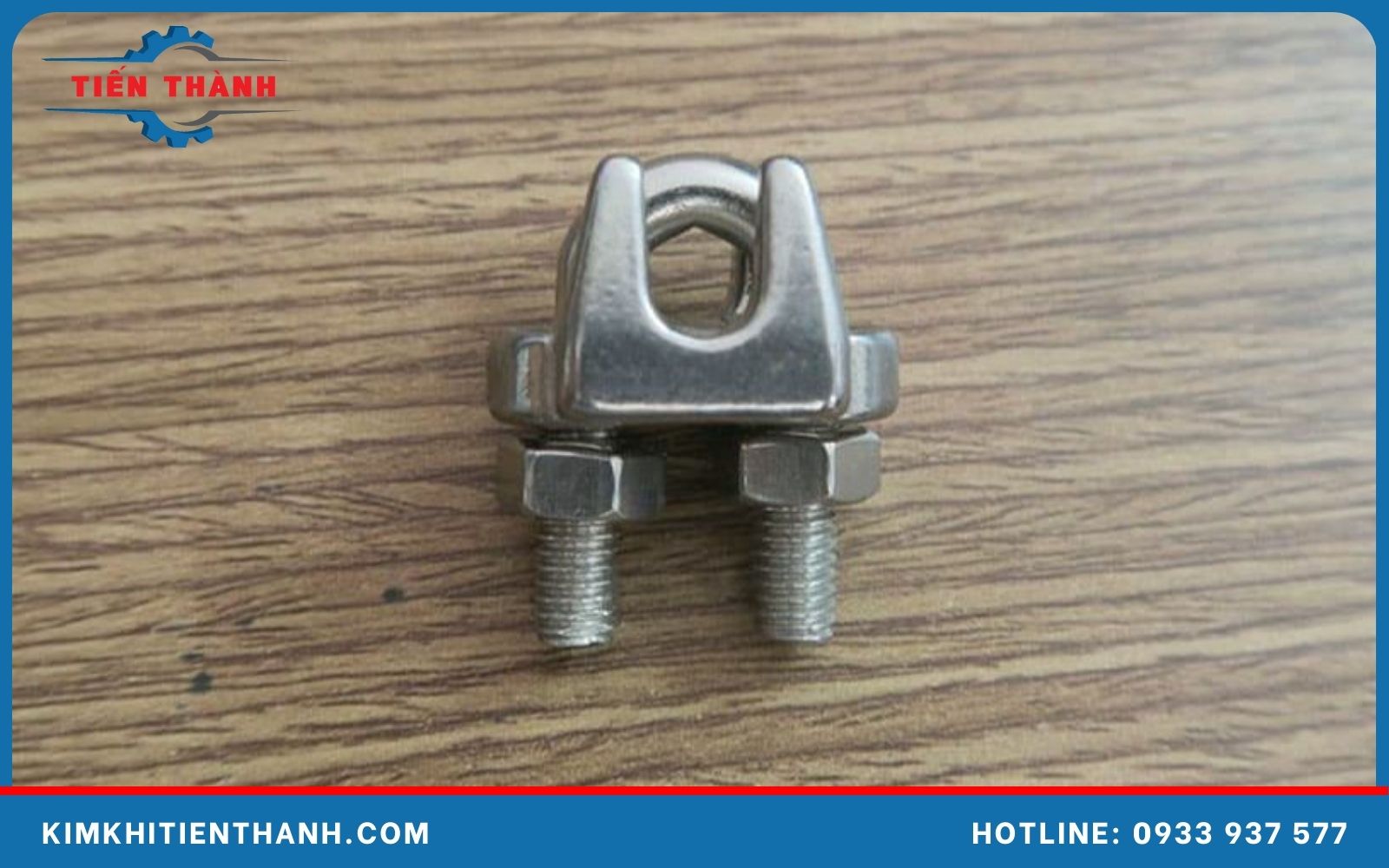 Khóa cáp mạ kẽm phi 8 Inox