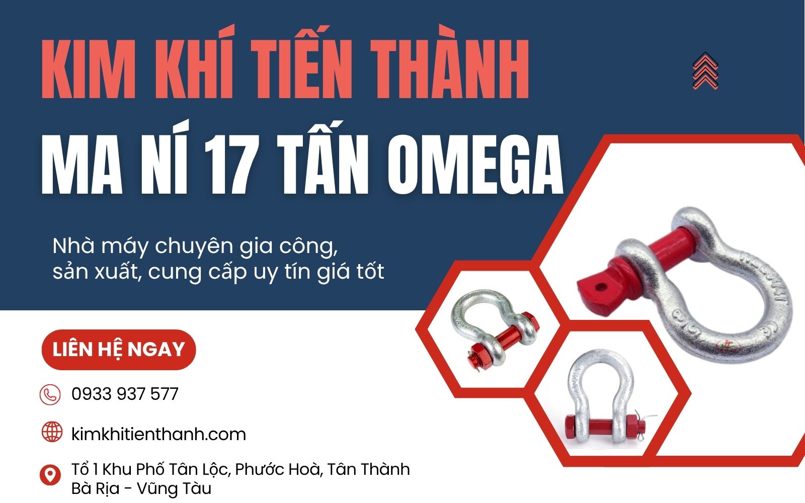 Kim Khí Tiến Thành - Đơn vị cung cấp ma ní 17 tấn chất lượng cao