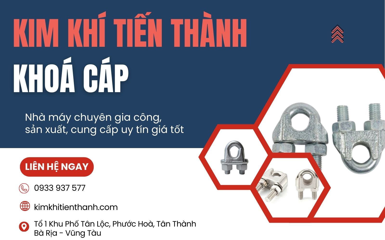 Kim Khí Tiến Thành - Khoá bắt cáp chất lượng cao