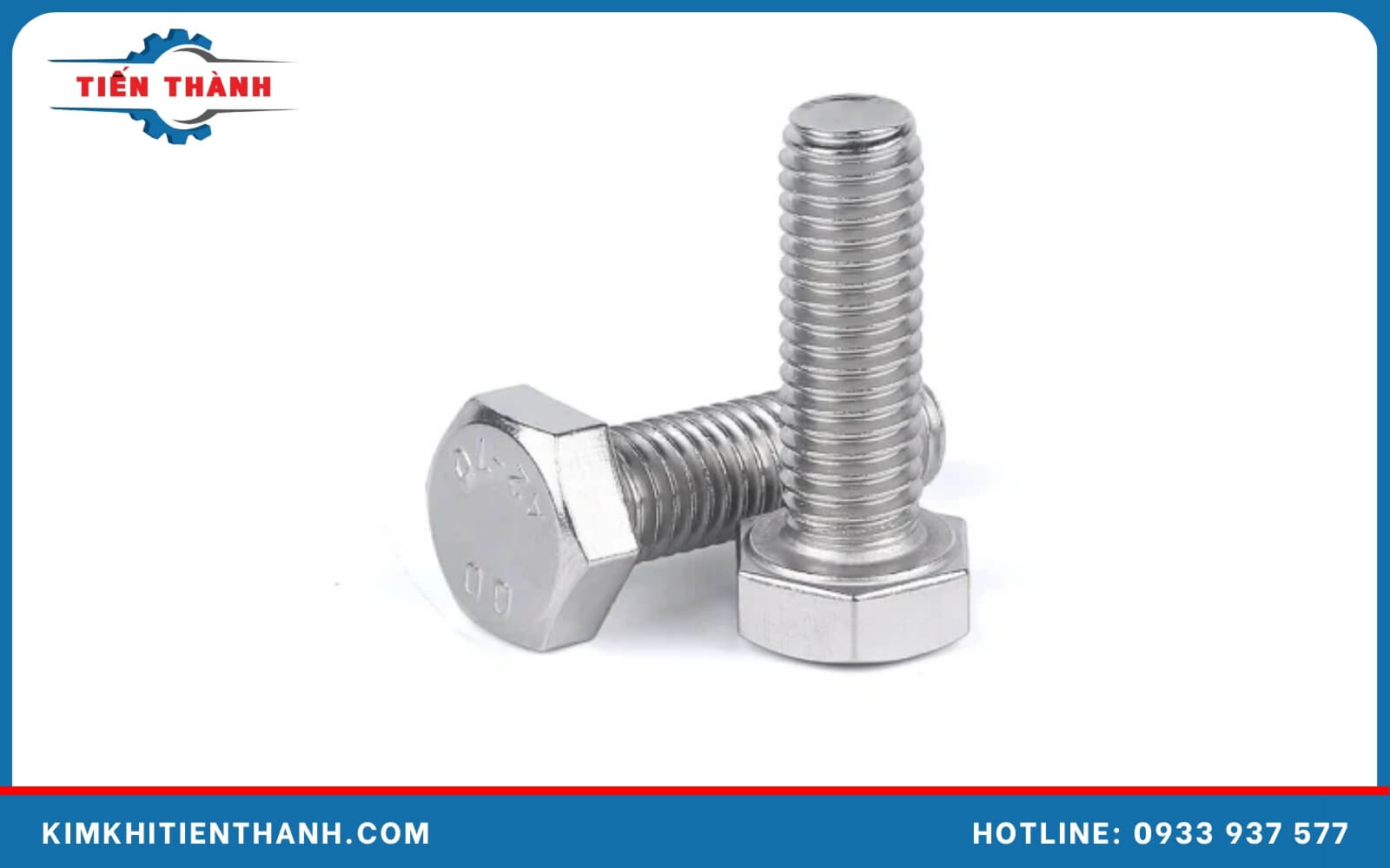 Một số loại bu lông được gia công