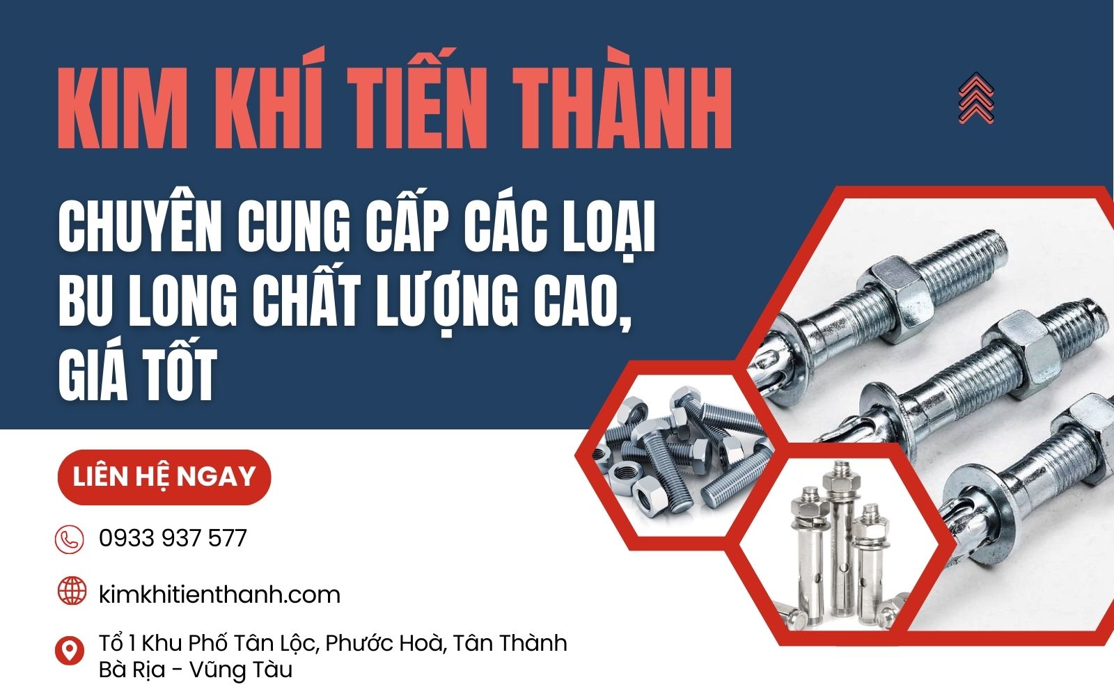Đơn vị cung cấp các loại Bu lông chất lượng cao giá tốt