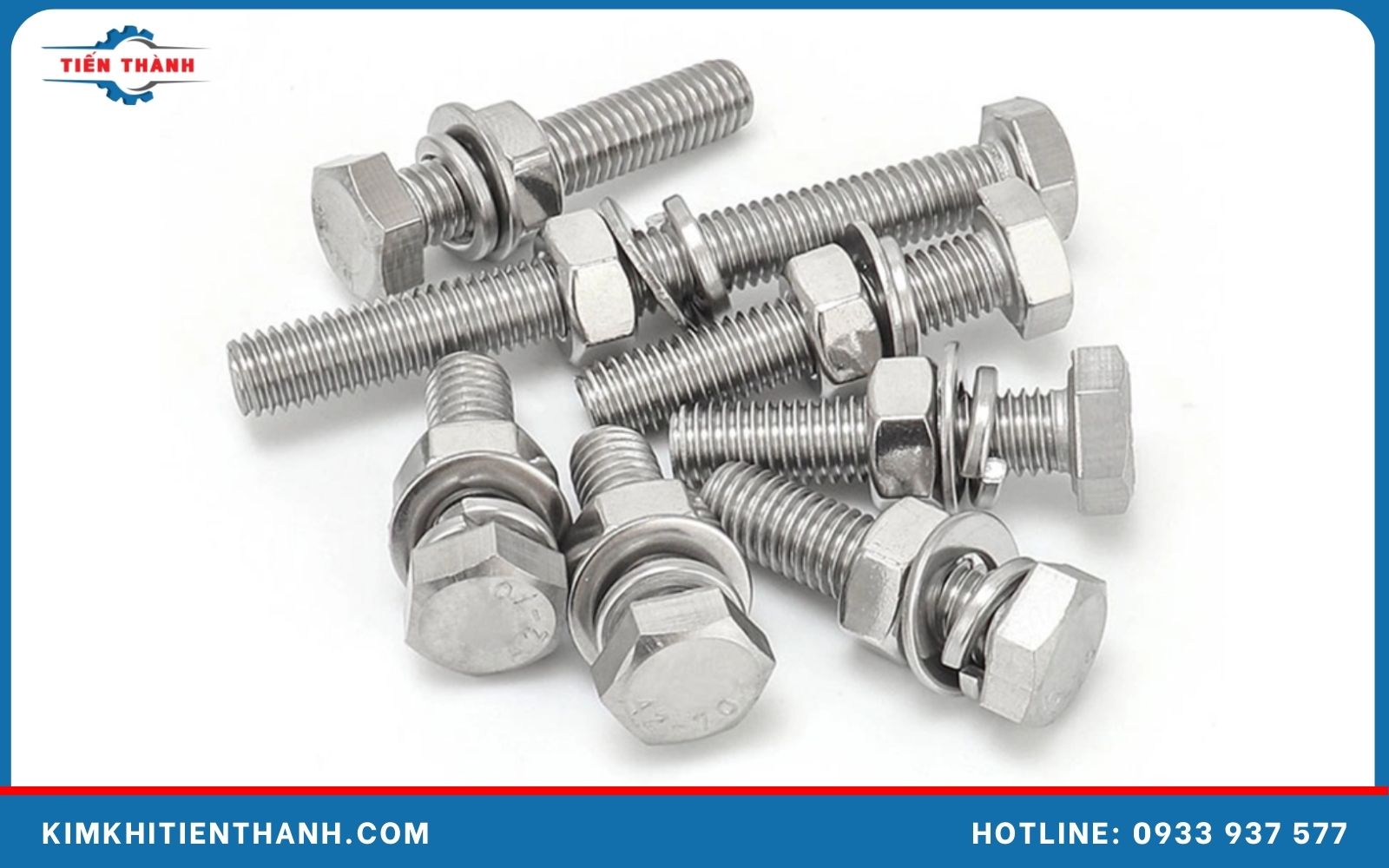 Kích thước của bu lông theo chuẩn DIN 933