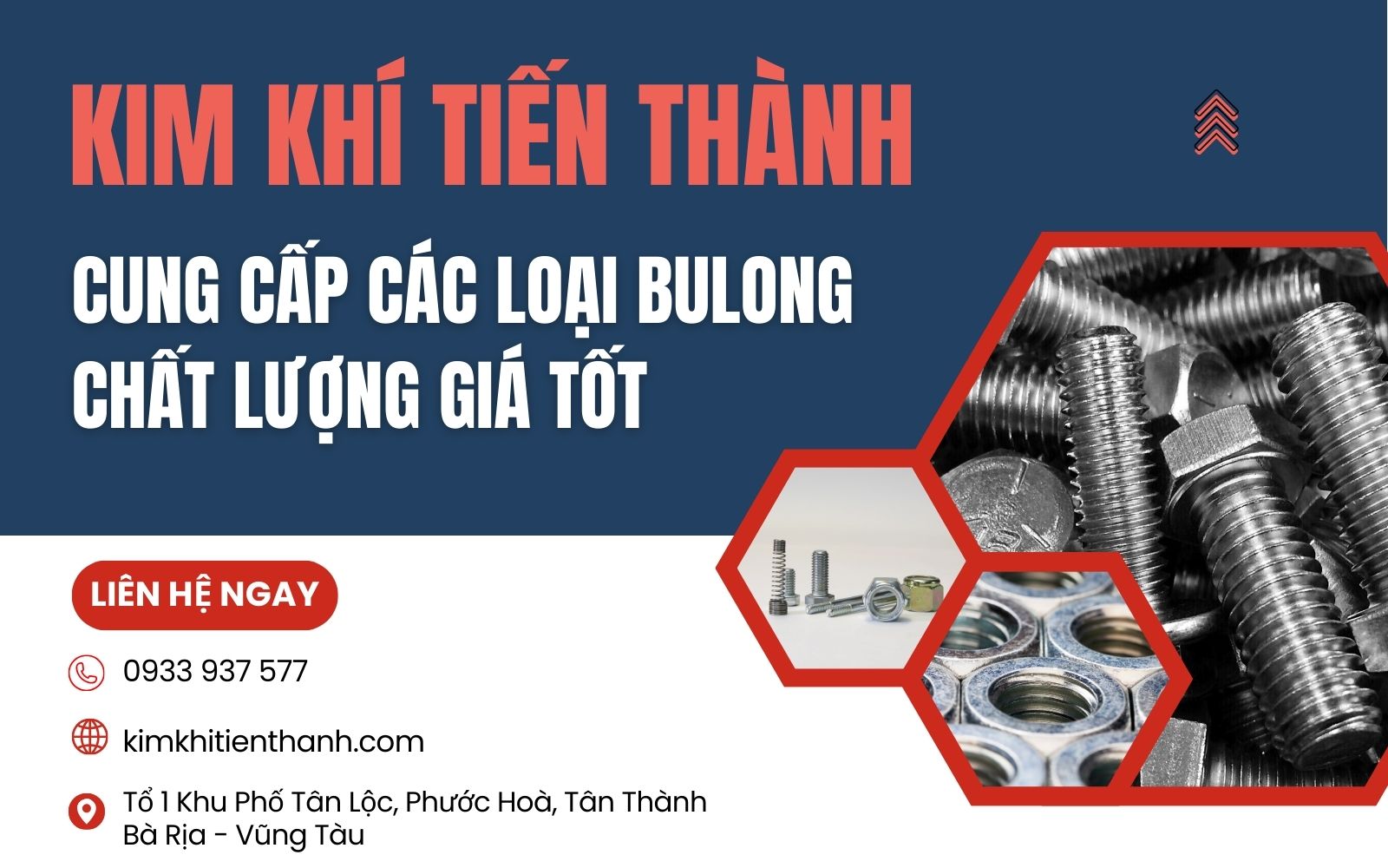 Kim Khí Tiến Thành cung cấp Bu lông giá tốt