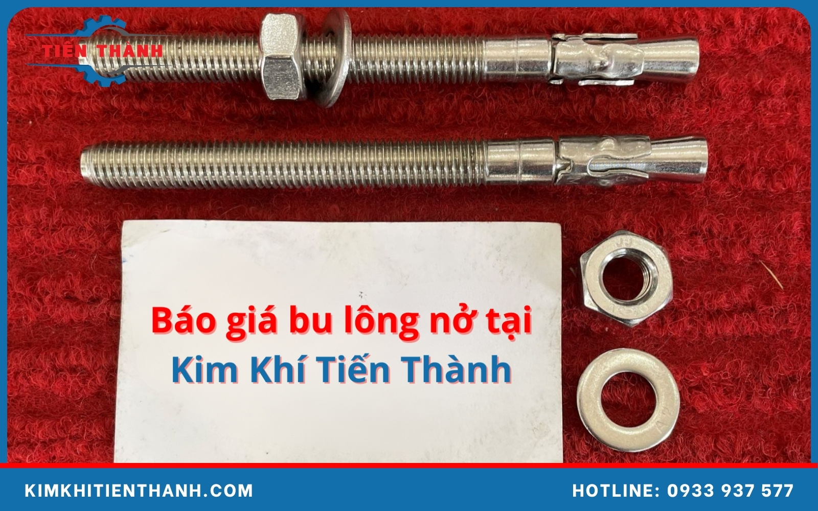 báo giá bu lông nở mới nhất