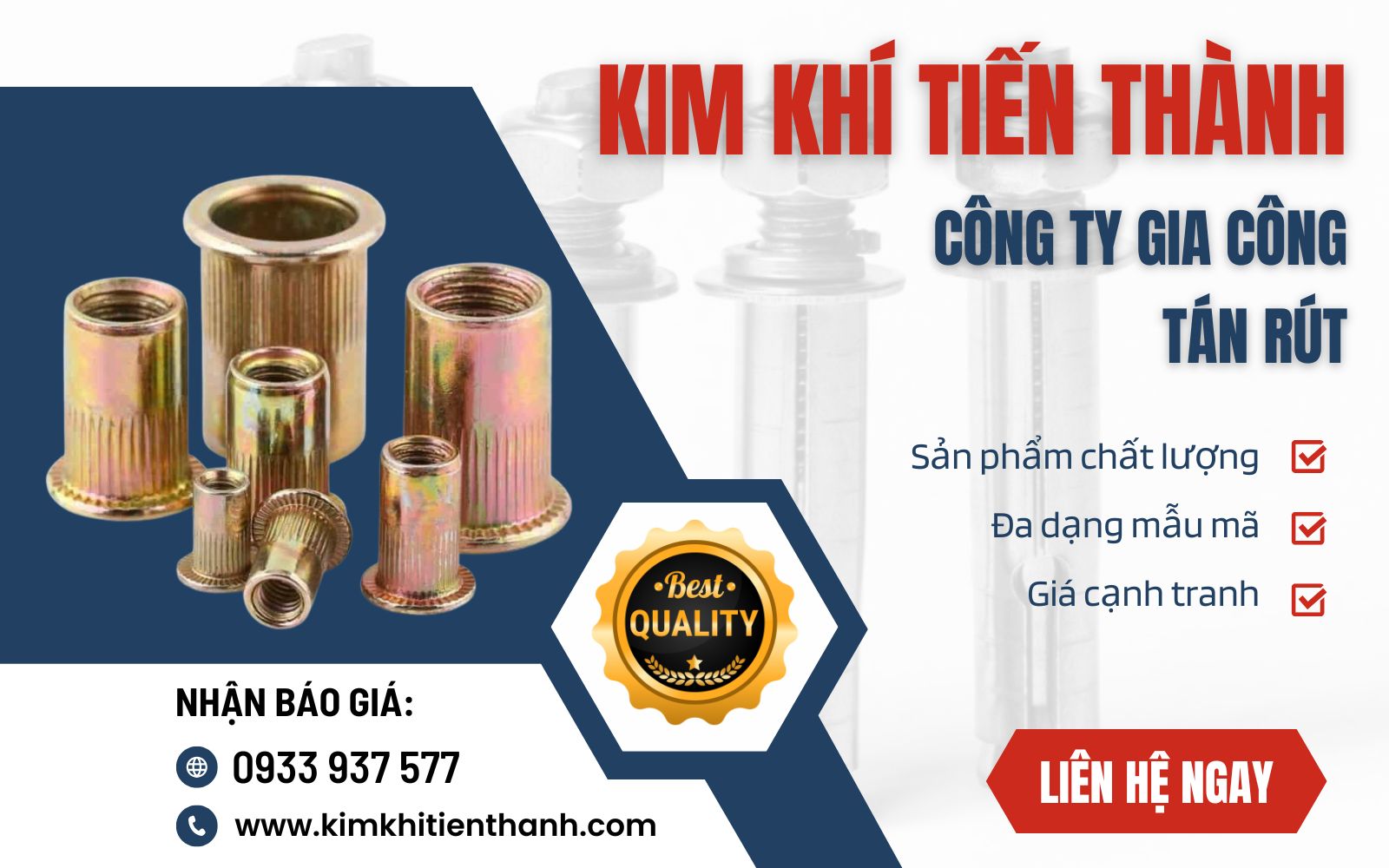 Kim Khí Tiến Thành - Công ty gia công tán rút số lượng lớn, giá tốt