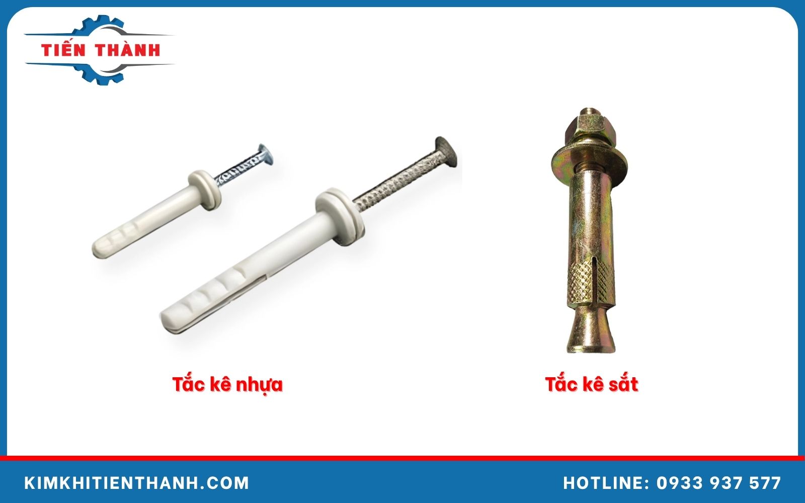 Giới thiệu tổng quan về tắc kê nhựa và tắc kê sắt