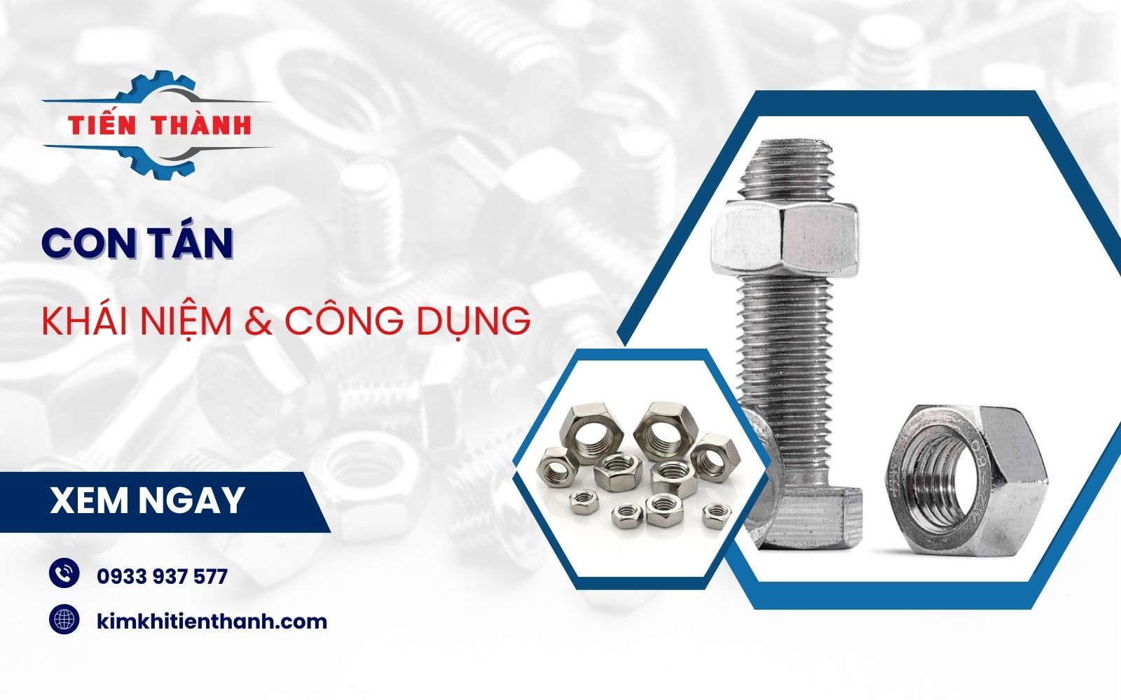 Tìm hiểu chi tiết bulong con tán là gì?