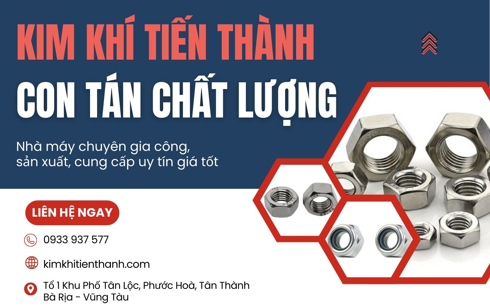 Đơn vị gia công bu lông con tán Kim Khí Tiến Thành