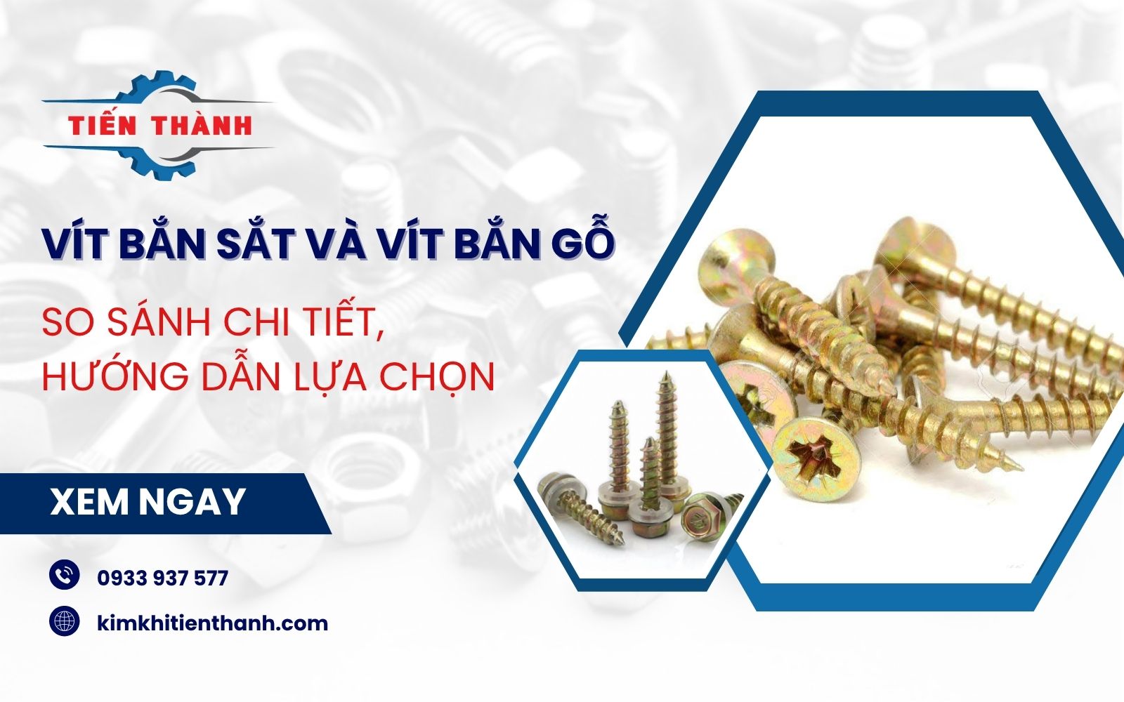 Hướng dẫn phân biệt vít bắn sắt và vít bắn gỗ