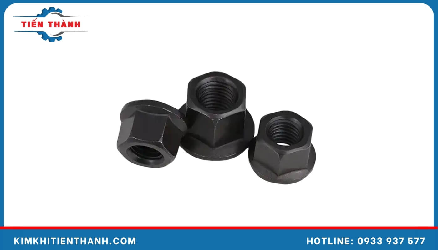 Đai ốc liền long đen có khả năng tăng độ ma sát Loại bu lông đai ốc liền long đen