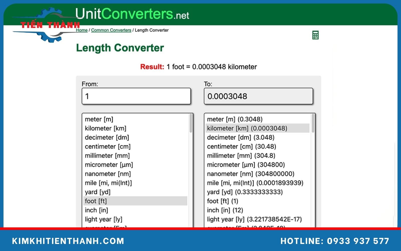 Sử dụng công cụ trực tuyến