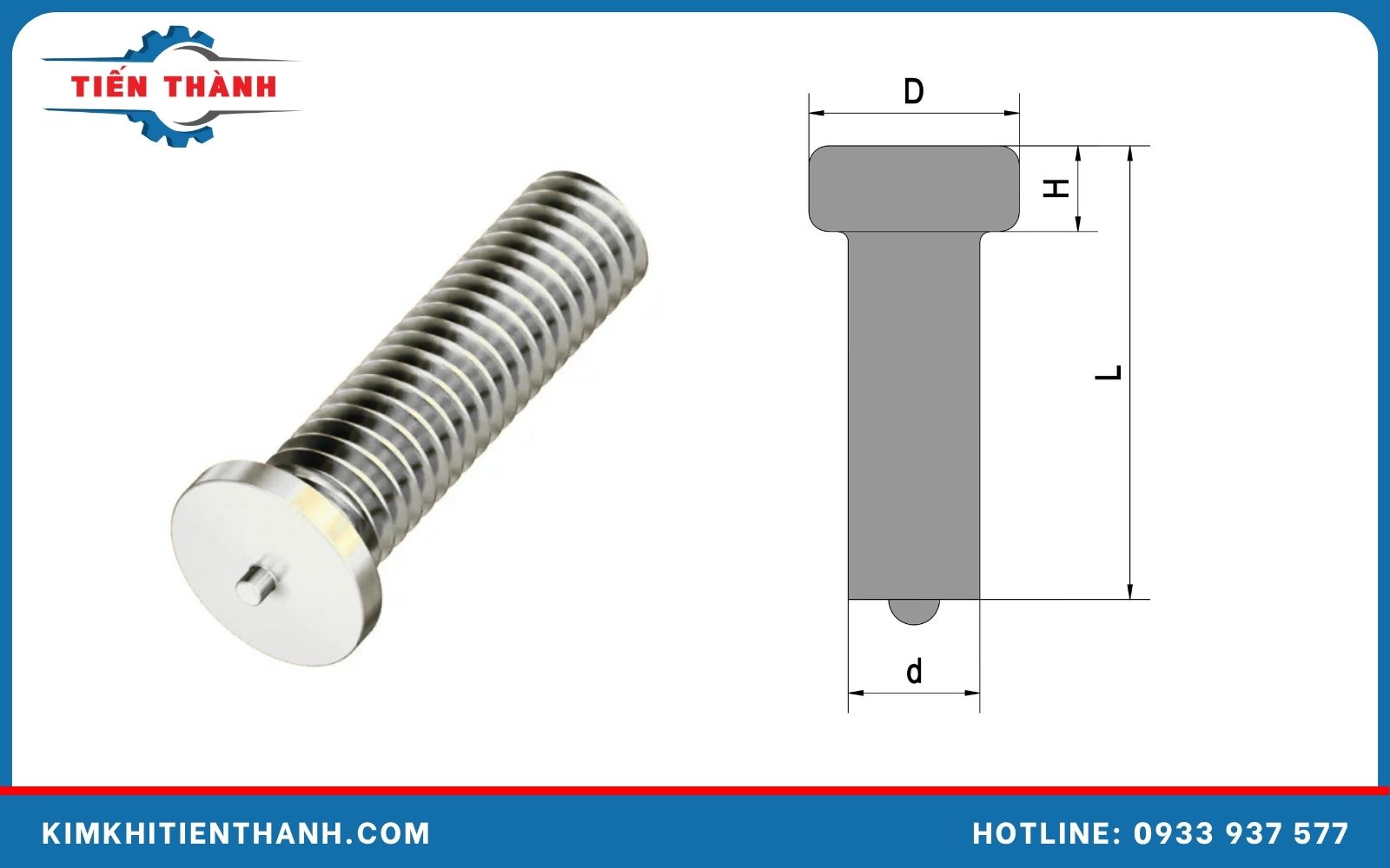 Đinh hàn chống cắt dùng để liên kết thép với bê tông đinh hàn chống cắt là gì