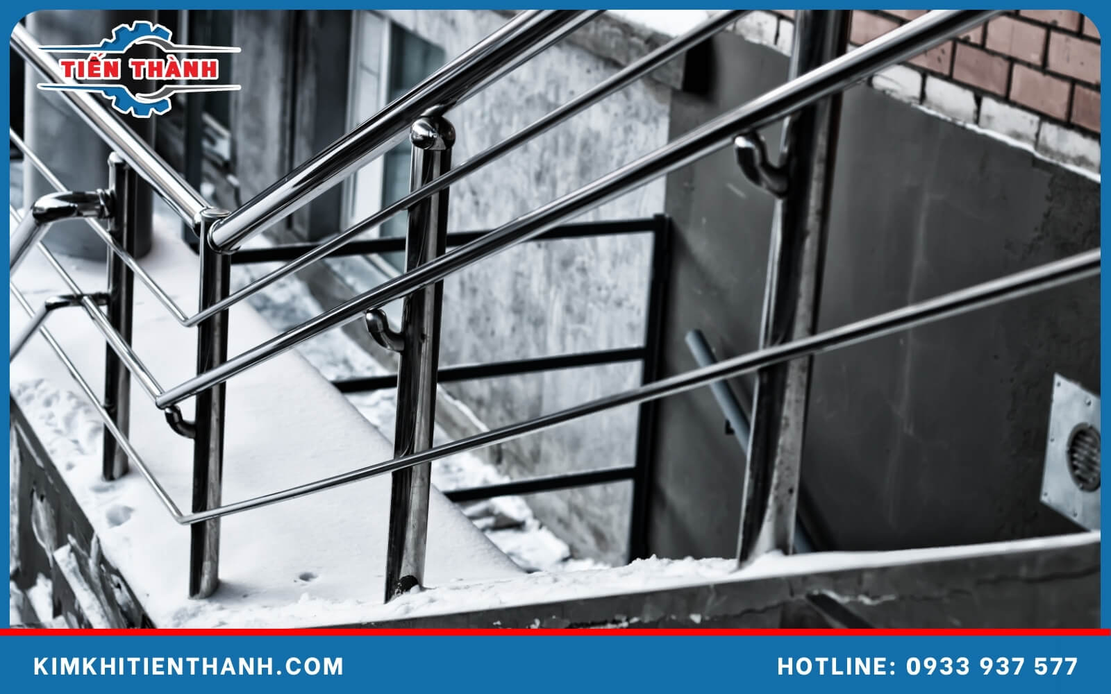 Ốc mũ được ứng dụng phổ biến trong lan can cầu thang và công trình yêu cầu độ bền cao Ứng dụng của đai ốc mũ