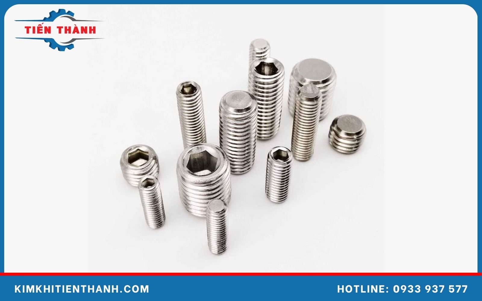 Vít trí M6 làm từ inox chống gỉ