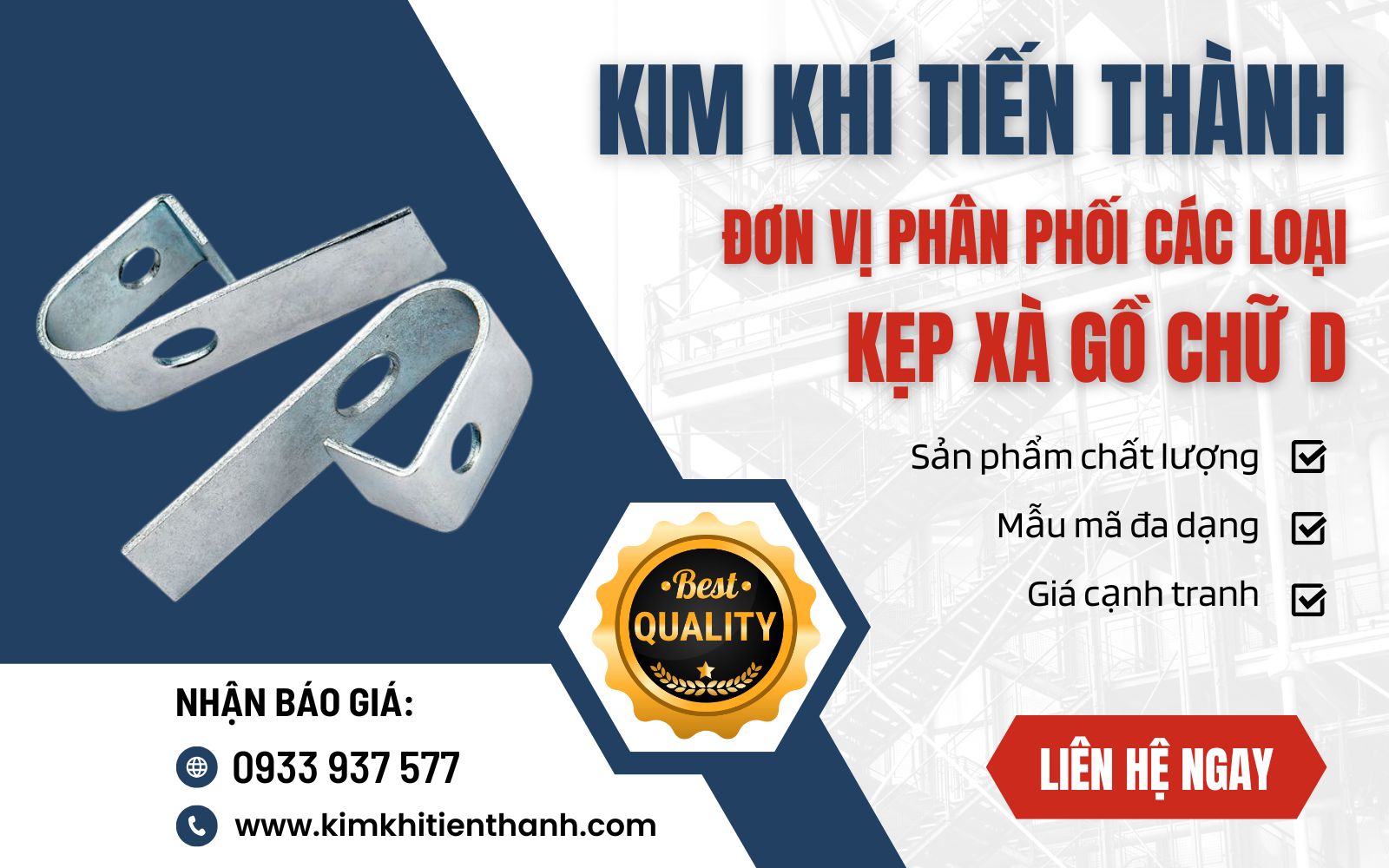 đơn vị gia công kẹp xà gồ
