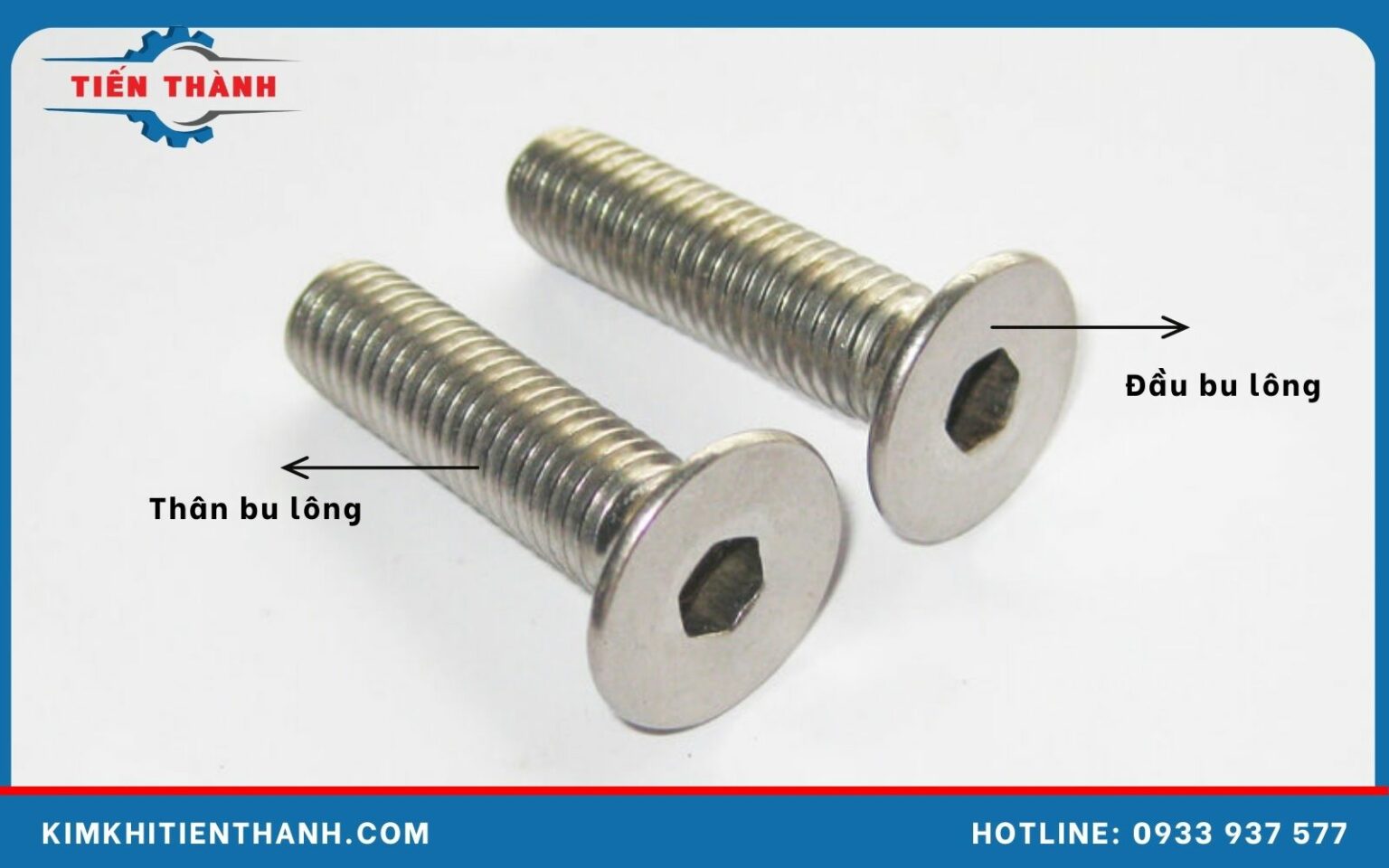 Bu Lông Lục Giác Chìm Inox 304 M4 | Kim Khí Tiến Thành