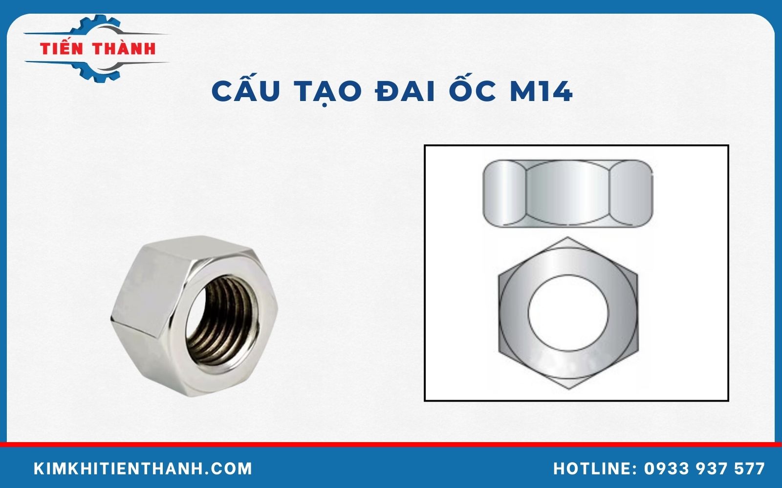 cấu tạo đai ốc m14