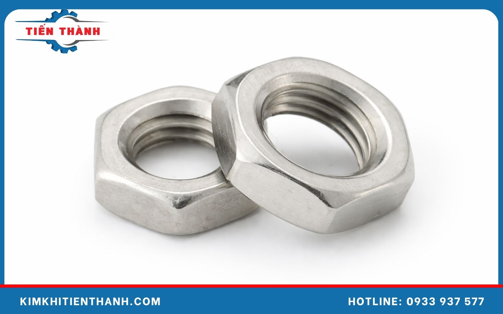 Ê cu lục giác mỏng M10