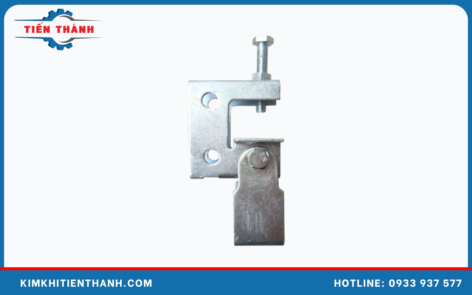 Kẹp xà gồ chữ P màu trắng