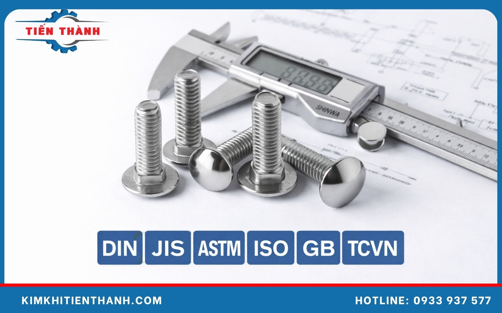 Các tiêu chuẩn sản xuất bulong đầu tròn cổ vuông Các tiêu chuẩn sản xuất bu lông đầu tròn cổ vuông là gì?