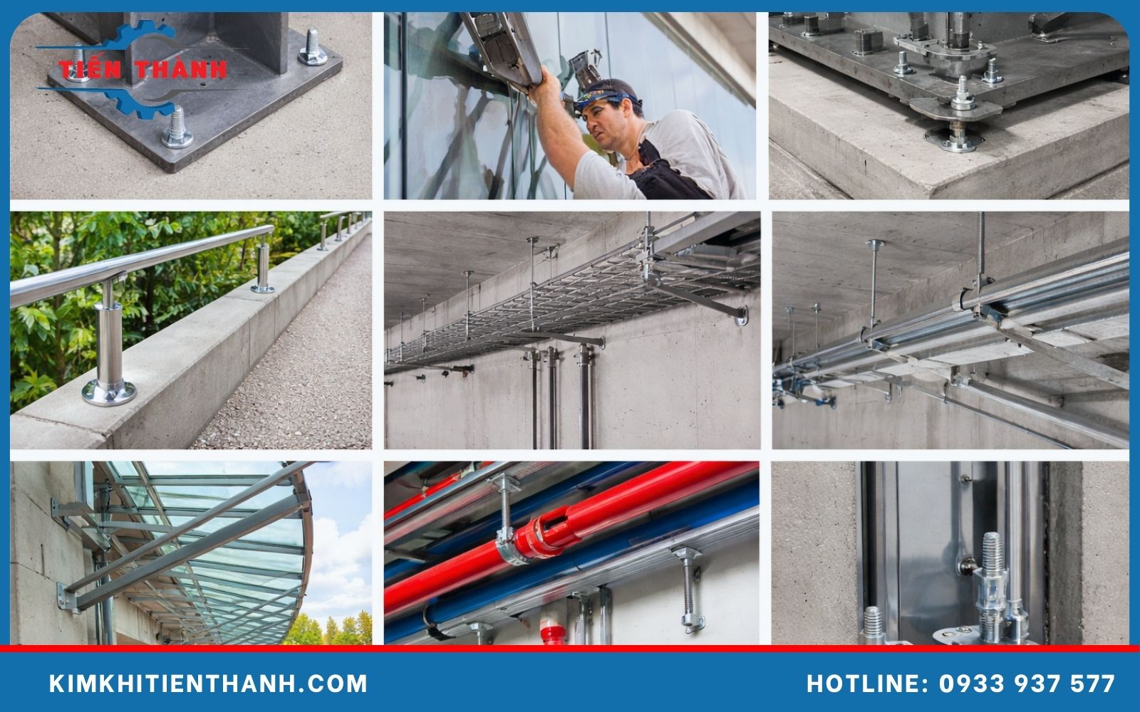 Bulong Fischer được ứng dụng linh hoạt vào nhiều hạng mục khác nhau Ứng dụng của bulong Fischer