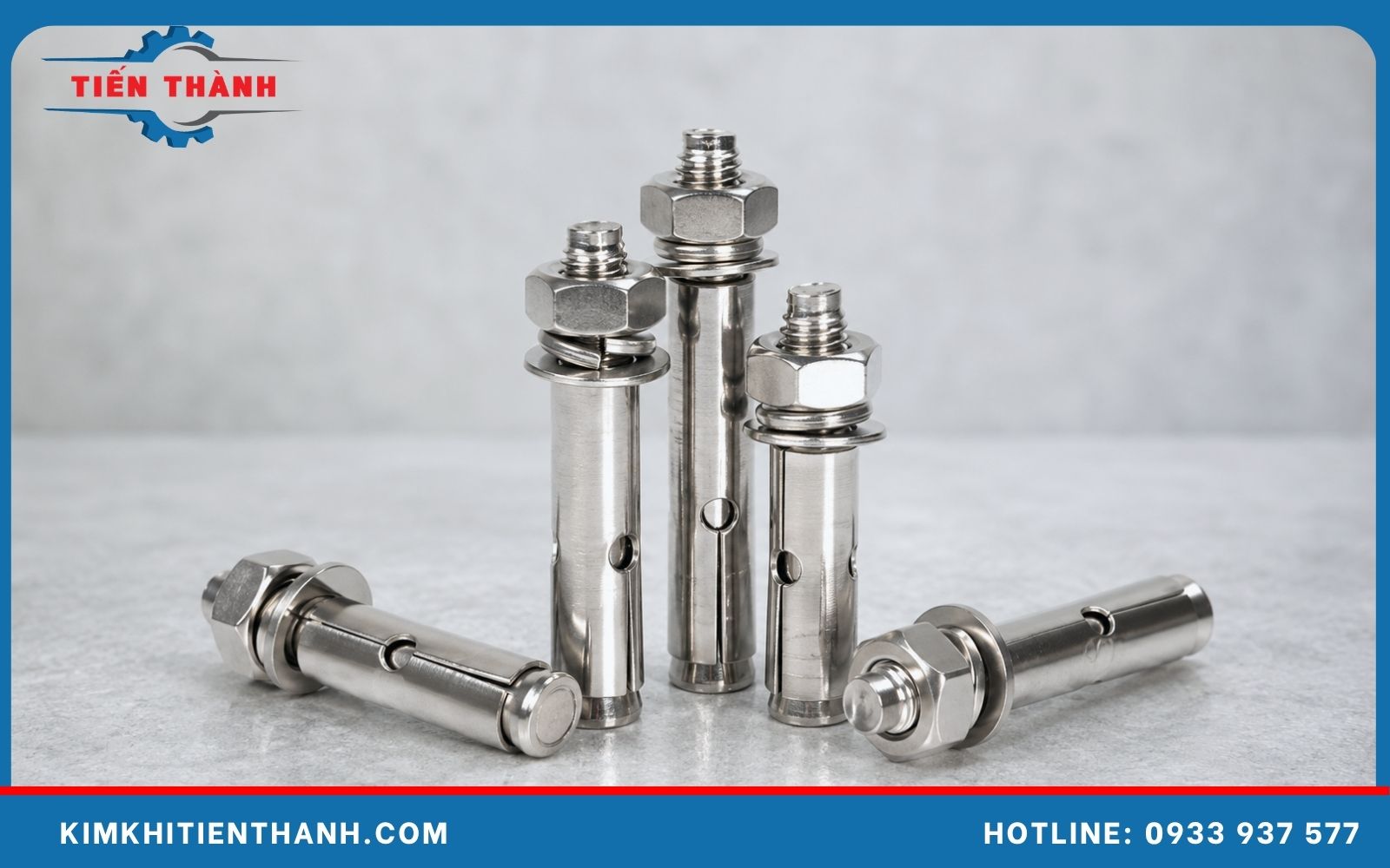 Tắc kê nở rút M10x60 được sử dụng để liên kết giá đỡ, bản mã vào tường và nền bê tông Tắc kê rút M10x60 là gì?
