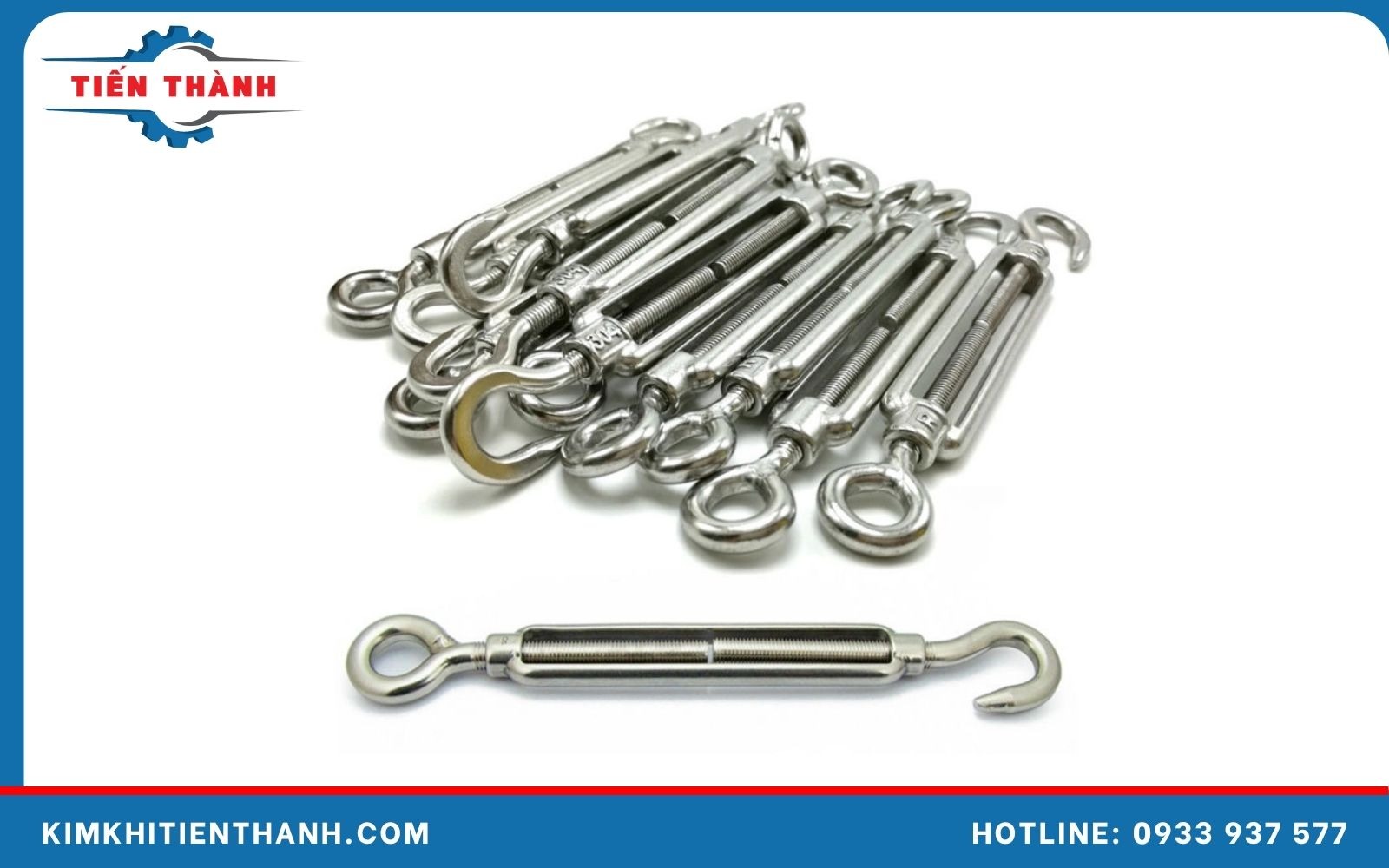 Tăng đơ inox 304 dùng cho môi trường ẩm và gần biển